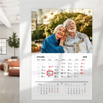 Kalendarz jednodzielny na prezent dla Dziadków