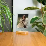 Druk na szkle ze zdjęciem Twojego psa prezent dla miłośników psów 15x21 cm