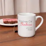 Kubek personalizowany dla babci ze zdjęciem prezent dzień babci i dziadka