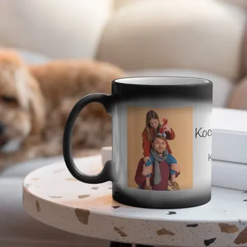 Magiczny kubek dla Taty ze zdjęć z podpisem