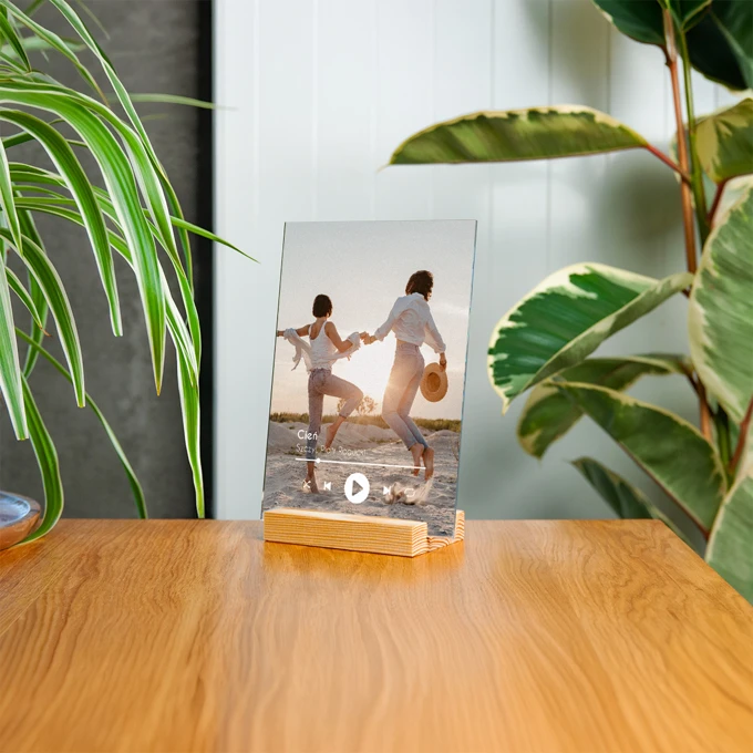 Ramka spotify z Twoim zdjęciem na szkle akrylowym 15x21 full foto