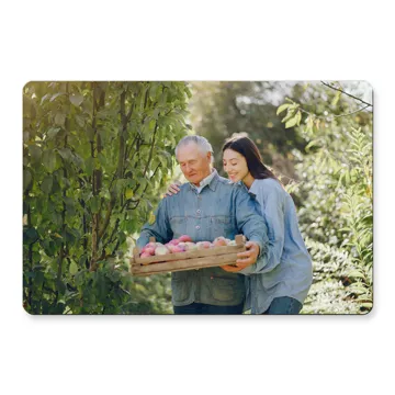 Magnes ze zdjęciem na lodówkę na Dzień Dziadka prezent dla dziadka 15x10 cm