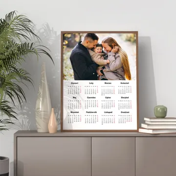 Przykład wykorzystania kalendarza plakatowego.