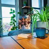 Zdjęcie z wakacji na szkle ramka 15x21 cm z Twoim podpisem