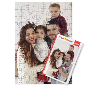 Puzzle ze zdjęcia na prezent świąteczny fotopuzzle z pudełkiem 96 el.