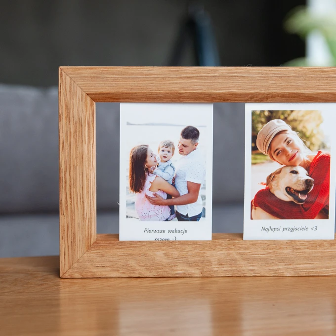 Fotografie polaroid mini z podpisem dla zakochanych prezent na Walentynki odbitki 40 sztuk