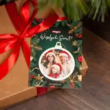 Akrylowa bombka ze zdjęciem full foto