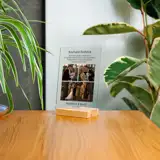 Podziękowanie dla rodziców ramka ze zdjęciem na szkle akrylowym 15x21 cm