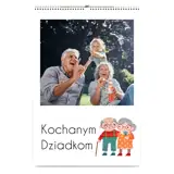 Fotokalendarz A3 ścienny ze zdjęciami Kochanym Dziadkom