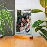 Życzenia na szkle akrylowym na prezent świąteczny A4