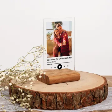 Druk na szkle zdjęcie Spotify na prezent świąteczny