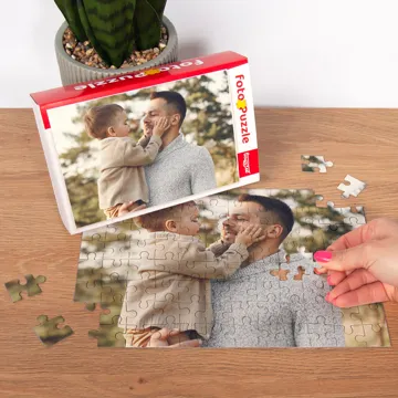 fotoPuzzle z pudełkiem ze zdjęcia 96 elementów