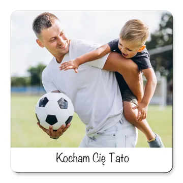 Magnes na lodówkę ze zdjęciem na Dzień Taty