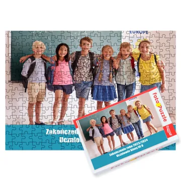 Puzzle ze zdjęcia dla nauczyciela prezent na zakończenie roku szkolnego 252 el.