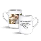 Kubek ze zdjęciem prezent dla taty ulubionego bohatera