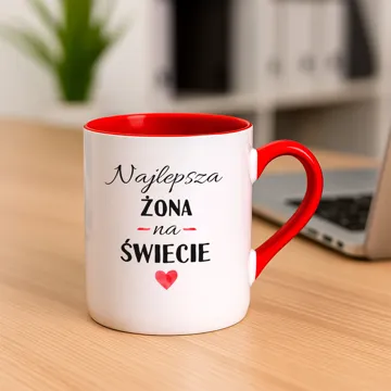 Kubek z imieniem na prezent dla żony dziewczyny