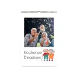 Fotokalendarz A4 ścienny ze zdjęciami Kochanym Dziadkom