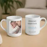 Kubek ze zdjęciami dla Taty prezent na Pierwszy Dzień Ojca z imieniem