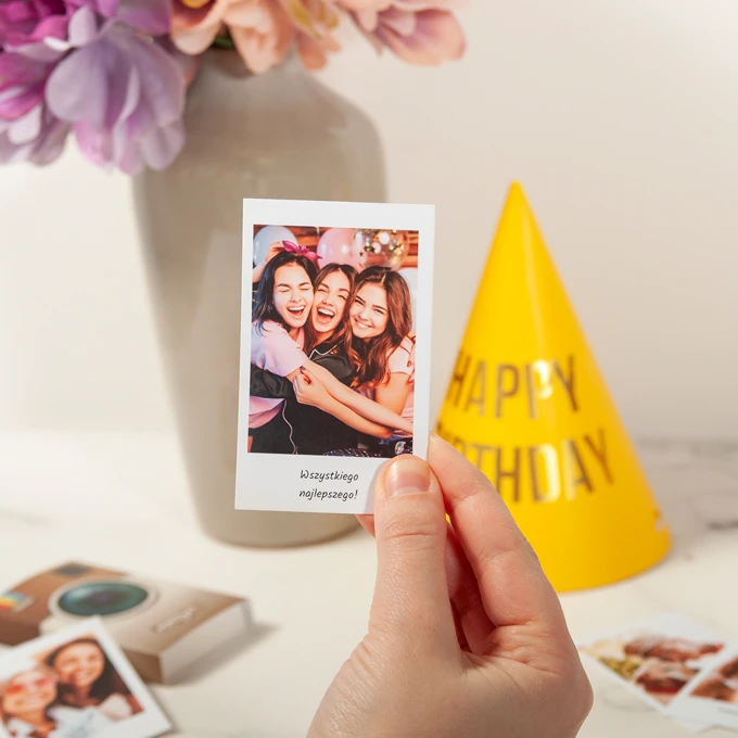 Podziękowania polaroid prezent dla gości na 18 urodziny zdjęcia z podpisem 40 sztuk