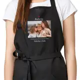 Personalizowany fartuch kuchenny Prezent na Dzień Babci ze zdjęciem od wnuków