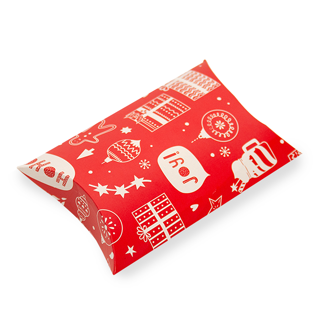 Opakowanie świąteczne do magnesów białe