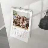 Kalendarz ścienny ze zdjęciami na prezent dla całej rodziny A3 na spirali