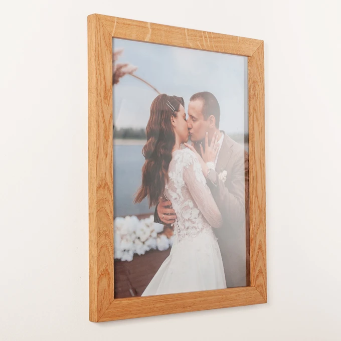 Prezent dla Dziadków kolaż zdjęć w ramie fotoplakat z dedykacją 30x40 cm