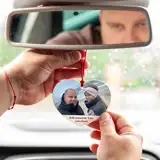 Prezent na Dzień Chłopaka personalizowana zawieszka do auta ze zdjęć