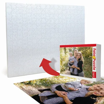Podkładka do układania puzzli 500 elementów z klejem i zestawem montażowym do zawieszenia