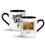 Kubek ze zdjęciem i imieniem dla Taty Super Tata personalizowany prezent