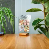 Zdjęcie na szkle dla Babci statuetka z dedykacją A5