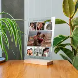Ramka z Twoim zdjęciem na szkle akrylowym zdjęcie na szkle plexi kolaż 7 zdjęć A4