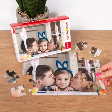 Prezent na Wielkanoc puzzle z Twojego zdjęcia fotopuzzle 35 el. z pudełkiem