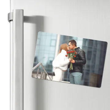 Fotomagnes ze zdjęciem prezent dla pary zakochanych na walentynki 15x10 cm