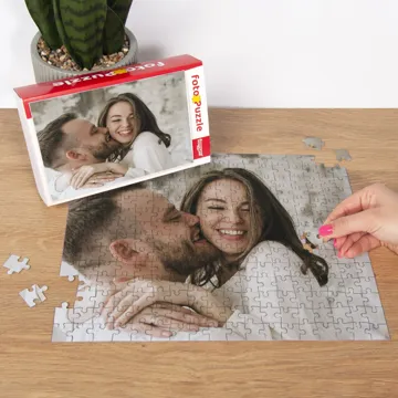 Puzzle ze zdjęcia na Dzień Chłopaka prezent dla chłopaka z pudełkiem 252 el.