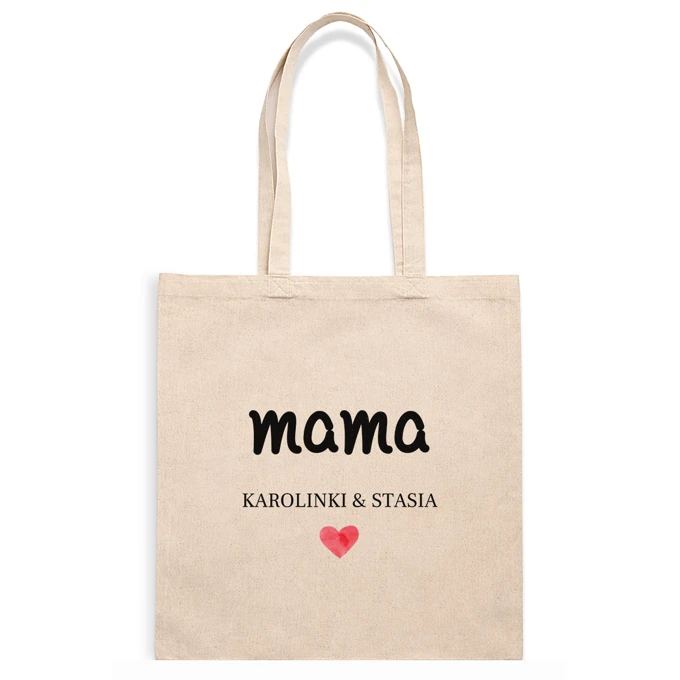 Torba z nadrukiem na zakupy dla mamy prezent na Dzień Mamy