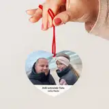Prezent na Dzień Chłopaka personalizowana zawieszka do auta ze zdjęć