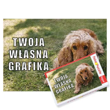 Puzzle z własnym nadrukiem zdjęciem 500 elementów z pudełkiem
