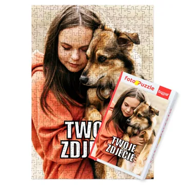 Prezent na Dzień Dziecka puzzle z własnym zdjęciem 500 el. z pudełkiem