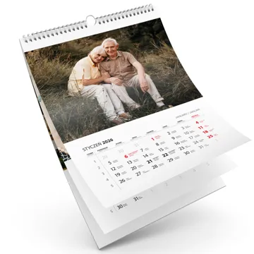 Kalendarz ścienny ze zdjęciami A3 na spirali Panorama Foto