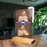 Zdjęcie na szkle akrylowym z dedykacją najlepszy rocznik A4