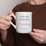 Kubek wieczór panieński ze zdjęciami na prezent podziękowanie z personalizacją
