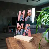 Zdjęcie na szkle dla mamy ramka ze zdjęciem na szkle akrylowym A4