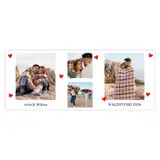 Kubek ze zdjęć na Walentynki dla zakochanych z imionami