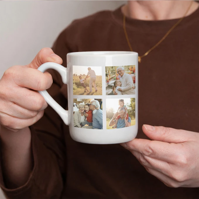 Kubek personalizowany dla dziadka ze zdjęciem prezent dzień babci i dziadka