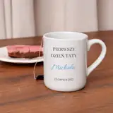Kubek ze zdjęciami dla Taty prezent na Pierwszy Dzień Ojca z imieniem