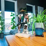 Zdjęcie na szkle ramka ze zdjęciem na szkle akrylowym dla taty A4