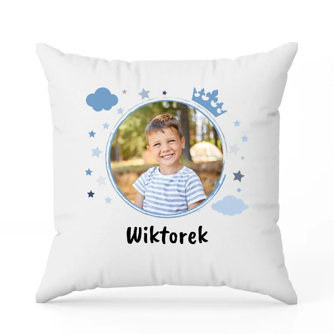 Poduszka personalizowana ze zdjęciem i imieniem prezent na Dzień Dziecka
