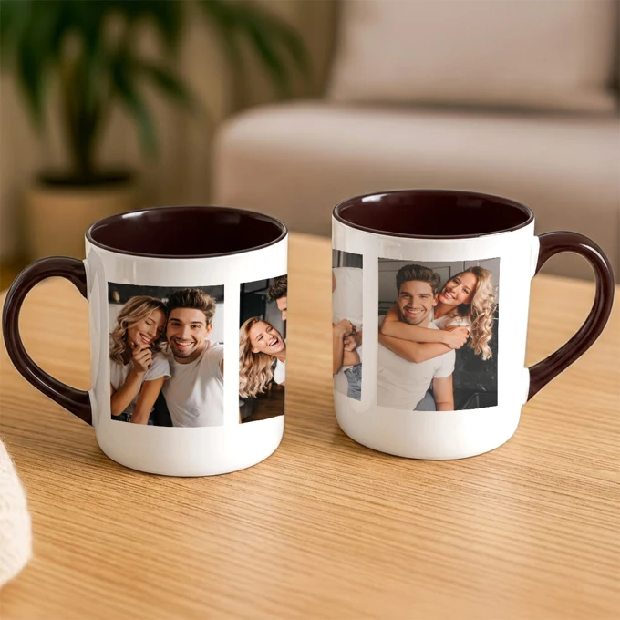 Kubek czarny ze zdjęć Twój nadruk grafika