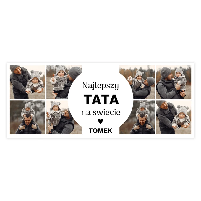 Kubek ze zdjęciem dla Taty Najlepszy Tata personalizowany prezent